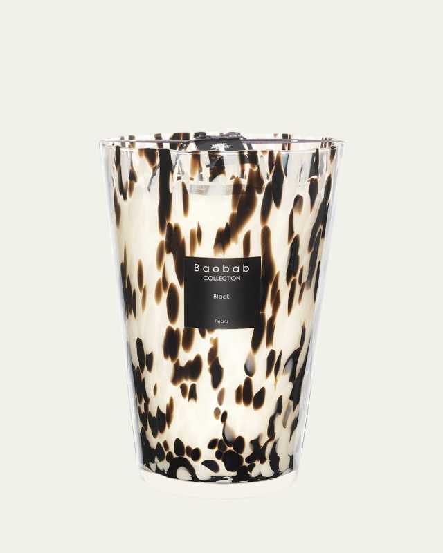 Black Pearls Scented Candle, 13.8"